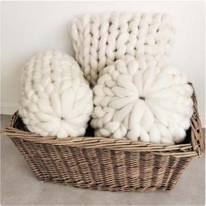 The XXL Merino Square Pillow ♡ - Image 7